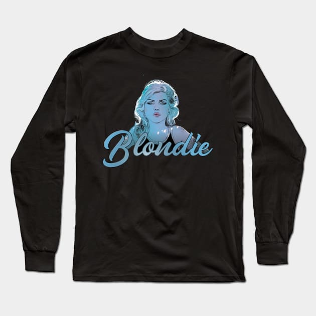 Blondie Blues Long Sleeve T-Shirt by wsyiva